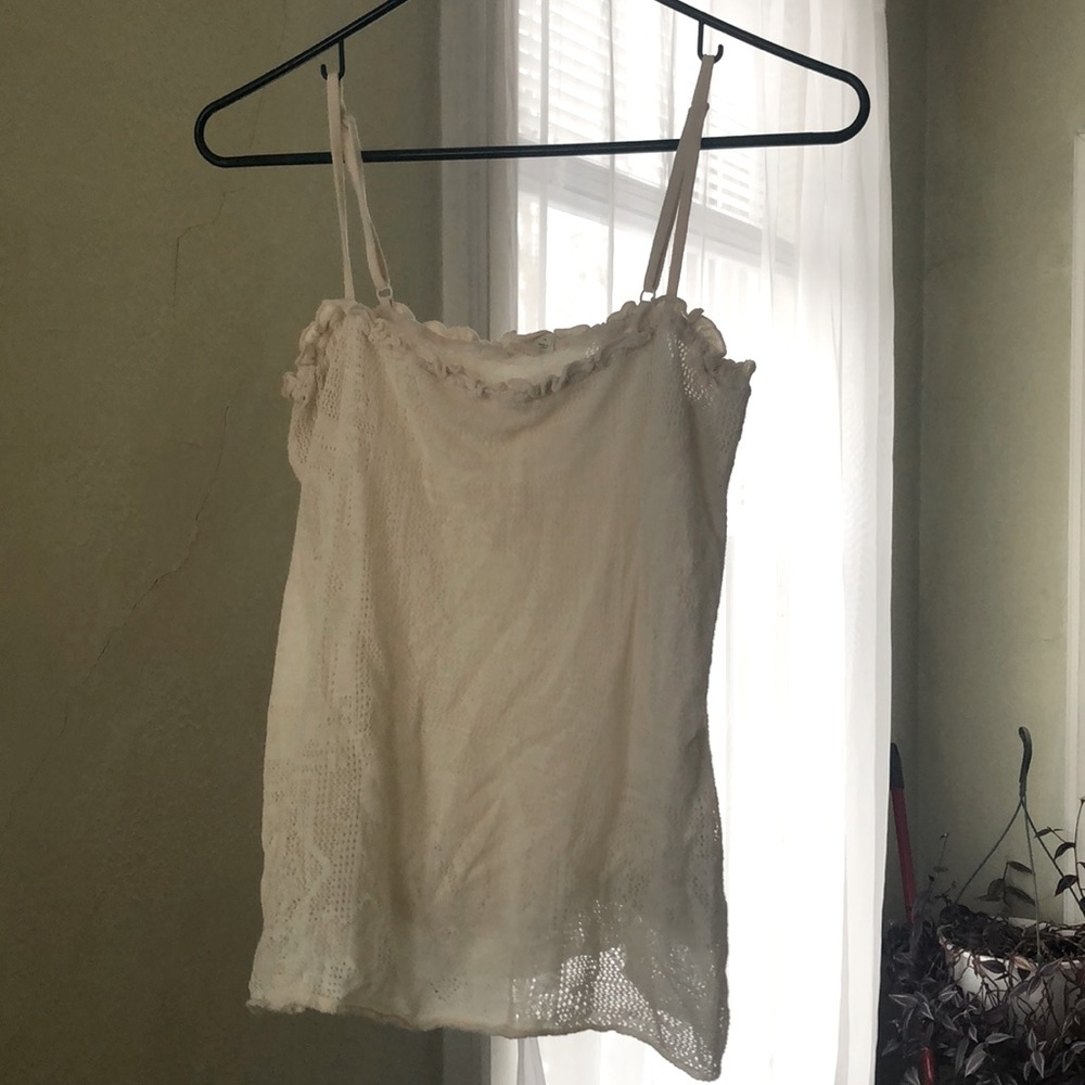 Spaghetti strap lace top